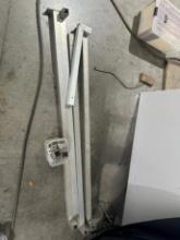 ALUMINUM "BAY DOOR" SUPPORTS WITH BRACKETS (ADJUSTABLE LENGTH)