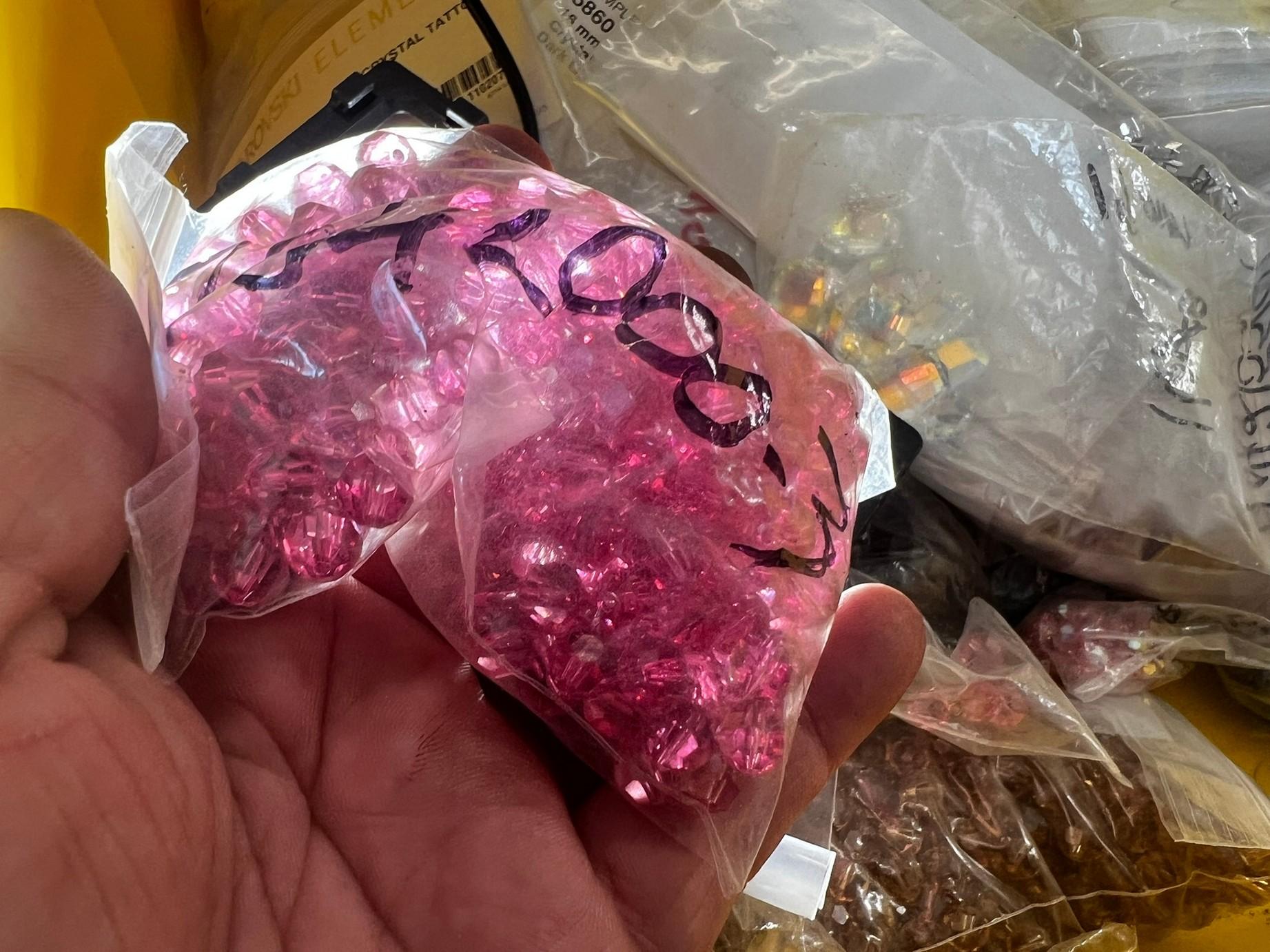 LOT - ASSORTED CRYSTALS, ETC