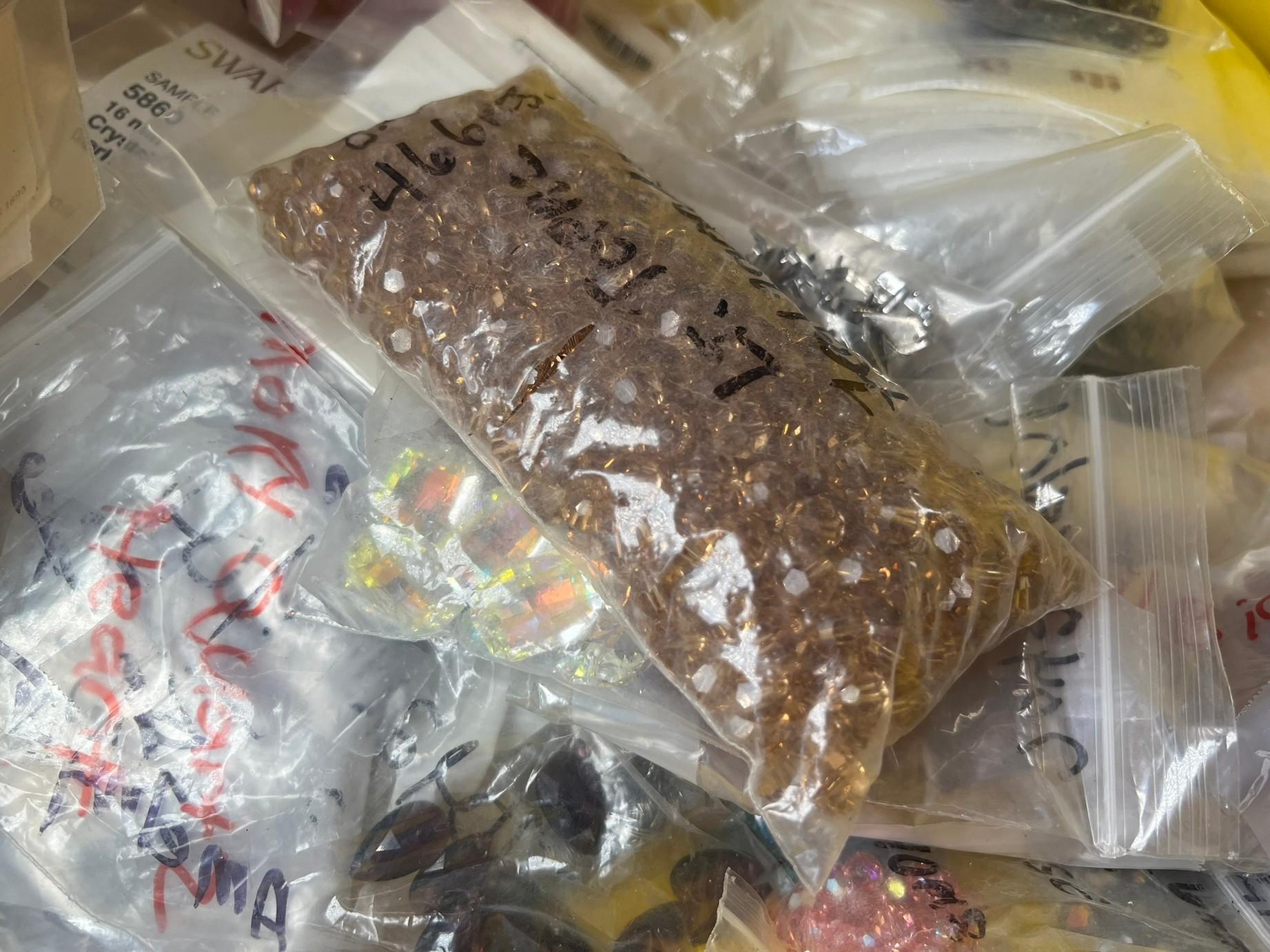 LOT - ASSORTED CRYSTALS, ETC