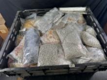 LOT - LARGE TOTE OF BEADS, FINDINGS, SUPPLIES, ETC