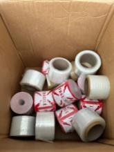 ROLLS OF TAPE, WRAP, FRAGILE STICKERS ETC