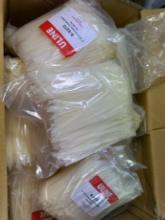 ULINE S-5273 ZIP TIES - 60" - NATURAL NYLON CABLE