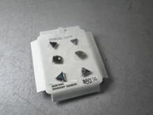 STERLING SILVER EARRINGS - (SET OF 3) - MADE WITH SWAOVSKI ELEMENTS