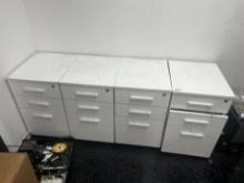 SMALL CABINETS / PRINTER STANDS - 2 DRAWERS 1 FILE DRAWER