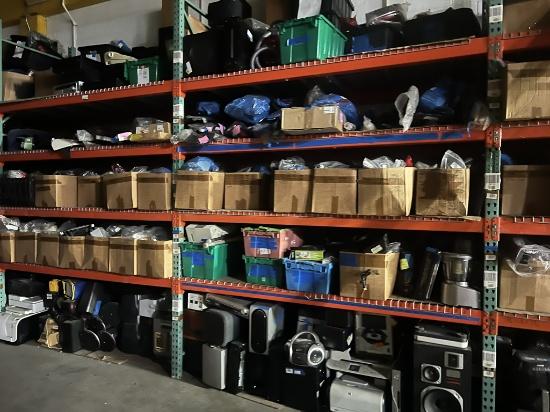 MASSIVE ELECTRONICS, SHELVING LIQUIDATION