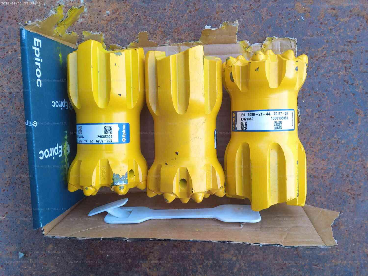 Box -3 Epiroc 136-6089-21-44-70,57-20 Powerface Drill Bits