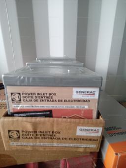 Box of Generac 50amp Power Inlet Boxes