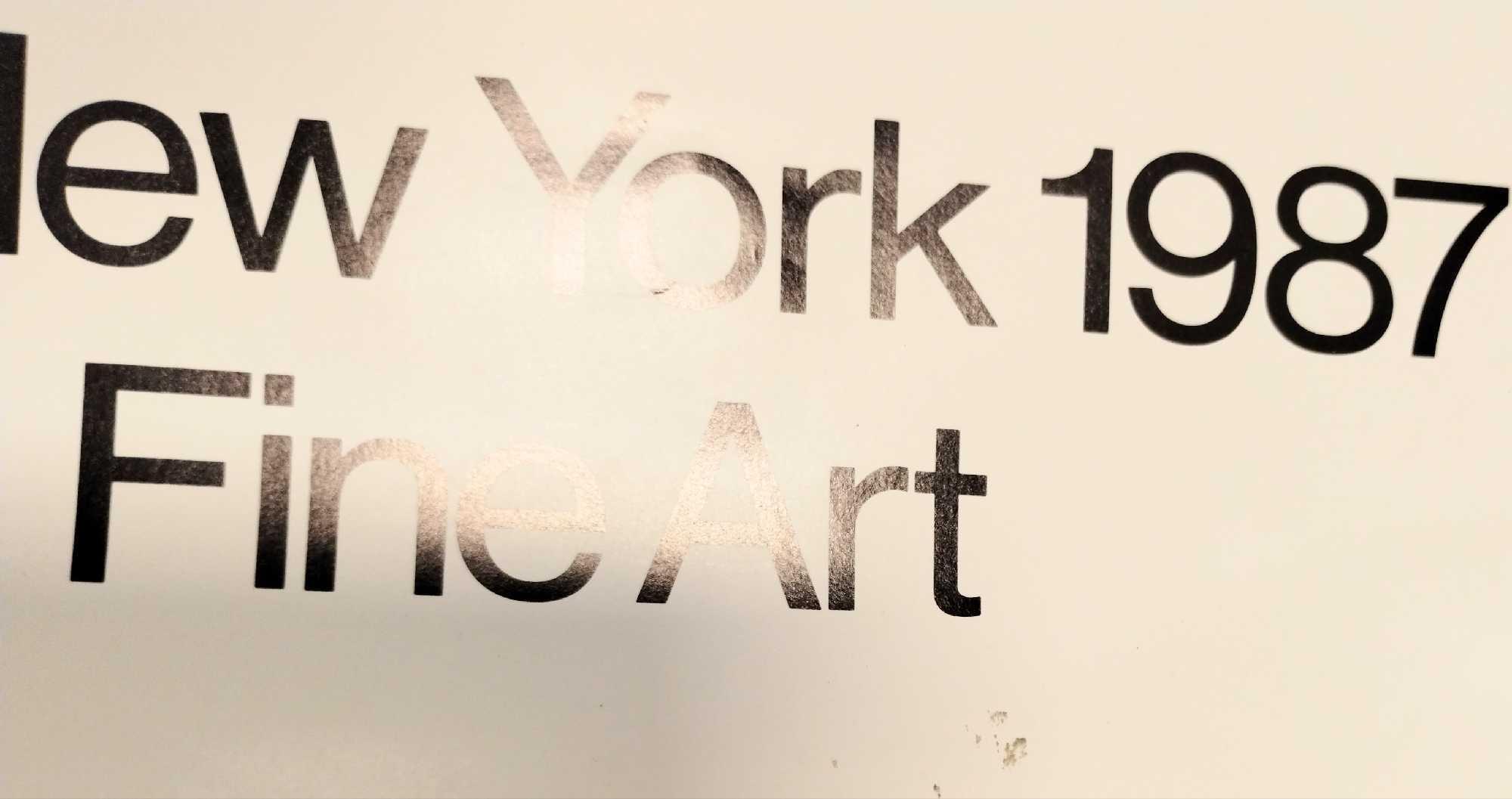 1987 Fronk Licsko "New Wave" Autographed New York Art Expo Poster