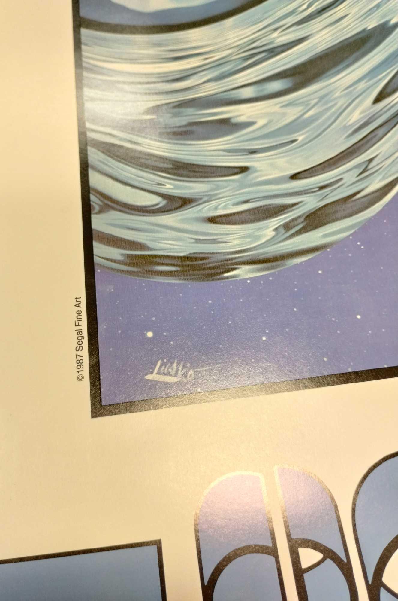 1987 Fronk Licsko "New Wave" Autographed New York Art Expo Poster
