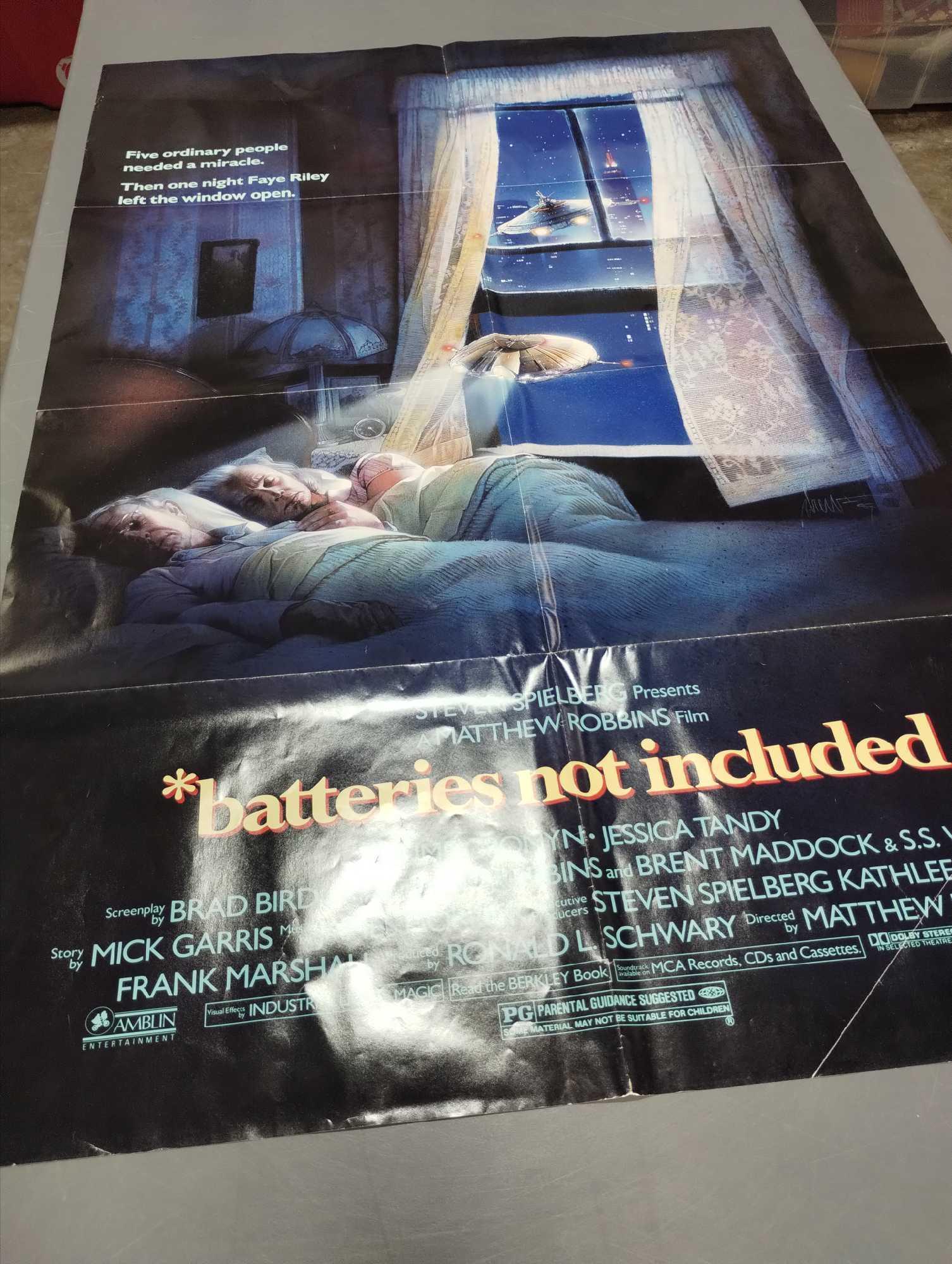 "Batteries Not Included" 1987 movie poster