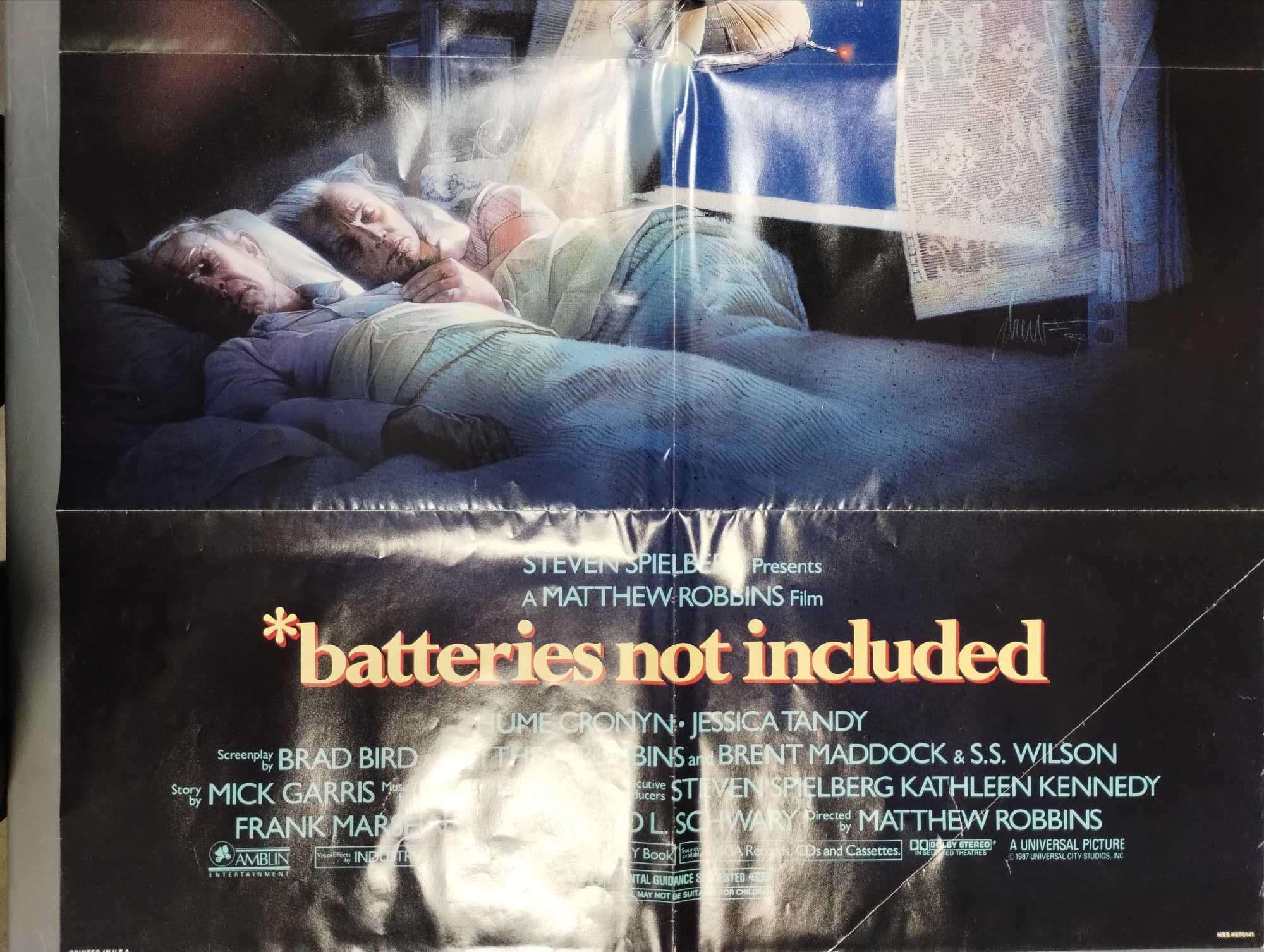 "Batteries Not Included" 1987 movie poster