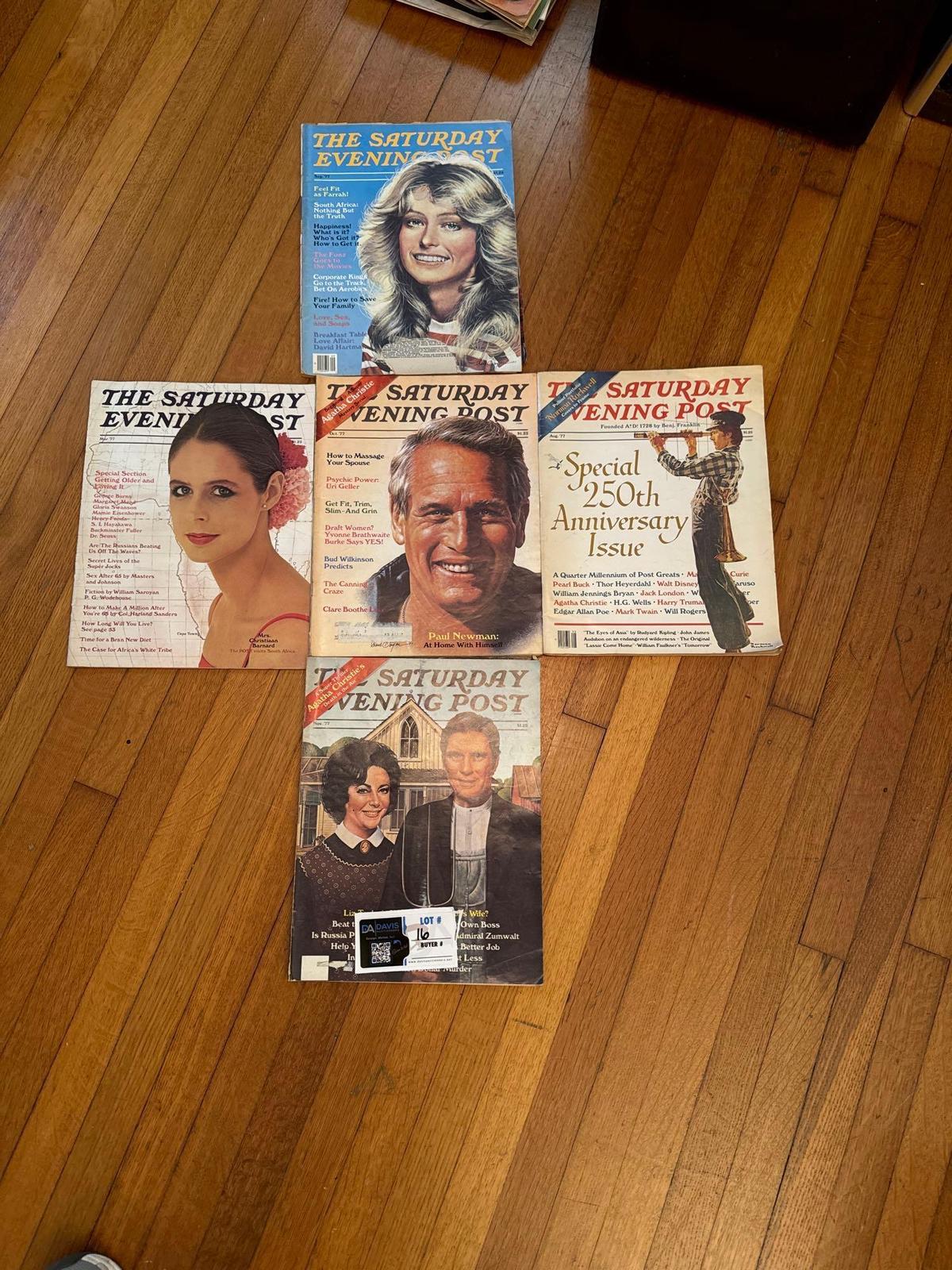 Saturday evening post magazines