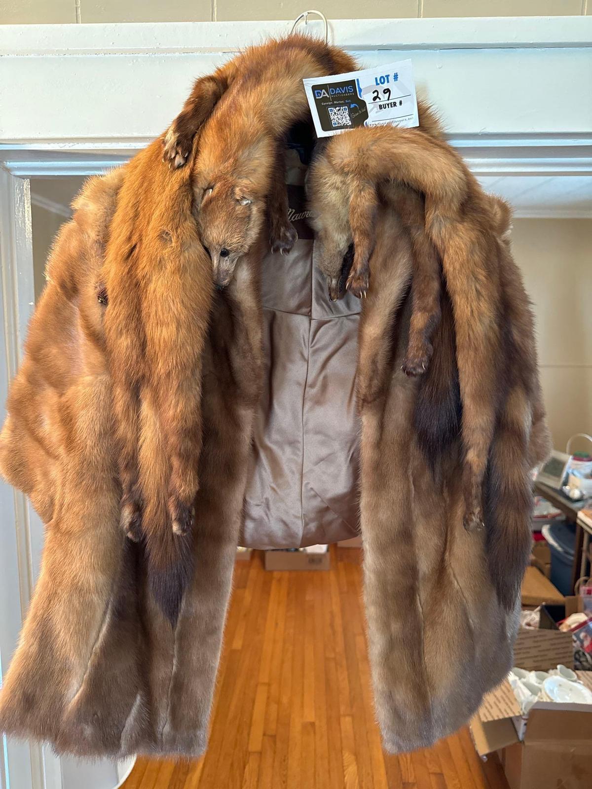 Mawrice Ball Mink Fur shaw w/wrap