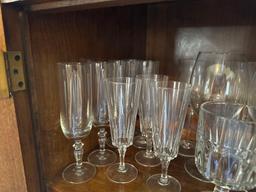Vintage Wine glasses, champagne glasses