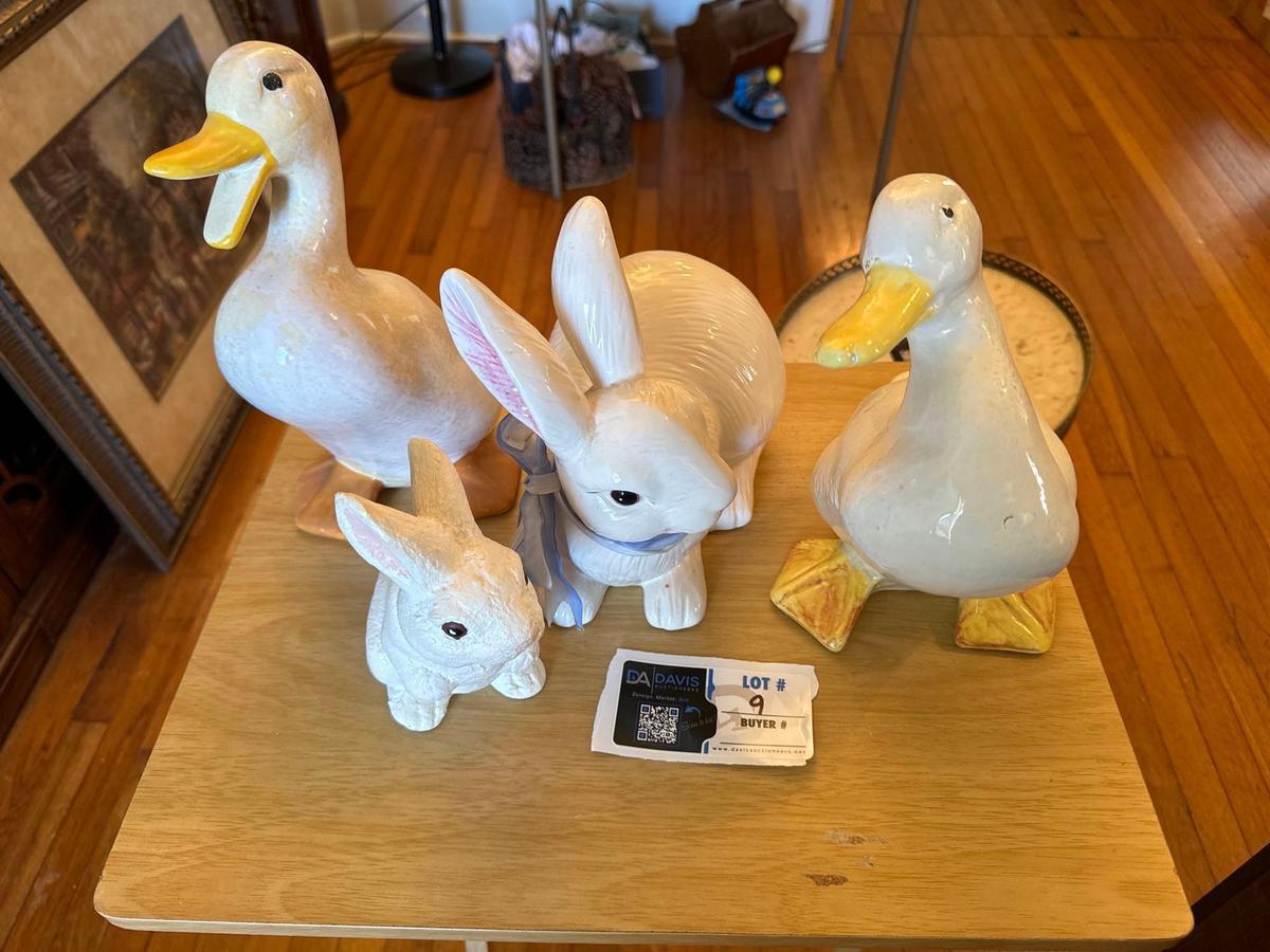 Glass ducks and rabbits