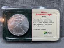 1oz 2002 Silver Eagle .999 Fine