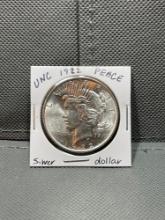 UNC 1922 Silver Peace Dollar