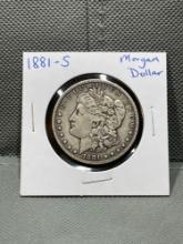 1881-S Silver Morgan Dollar