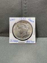 UNC 1922 Silver Peace Dollar