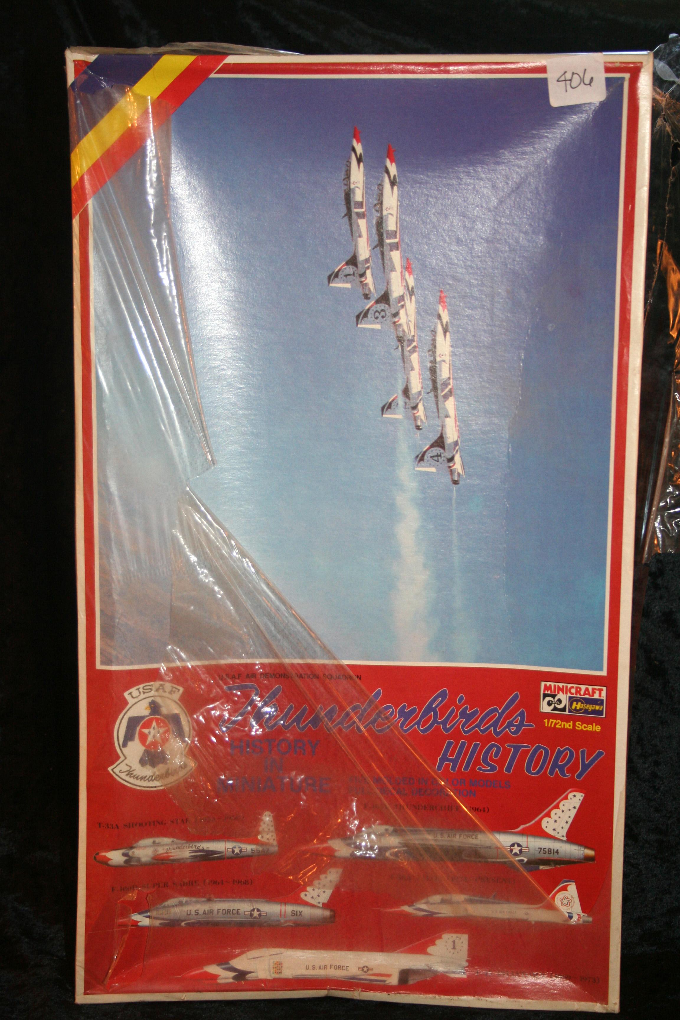 Thunderbirds History Model Airplane