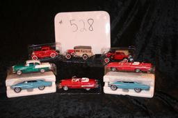 8 Die Cast Model Cars