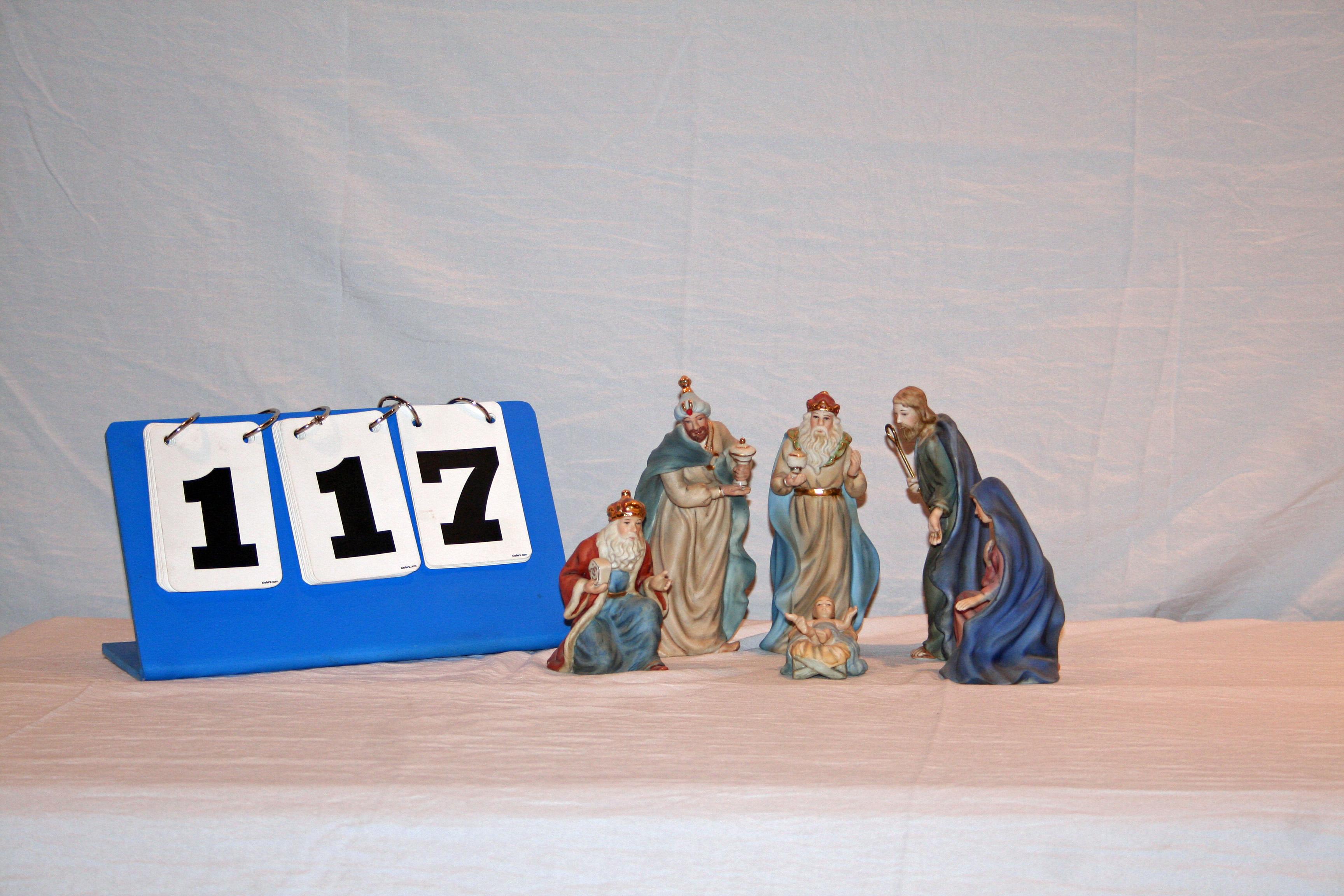 Ceramic Nativity Scene