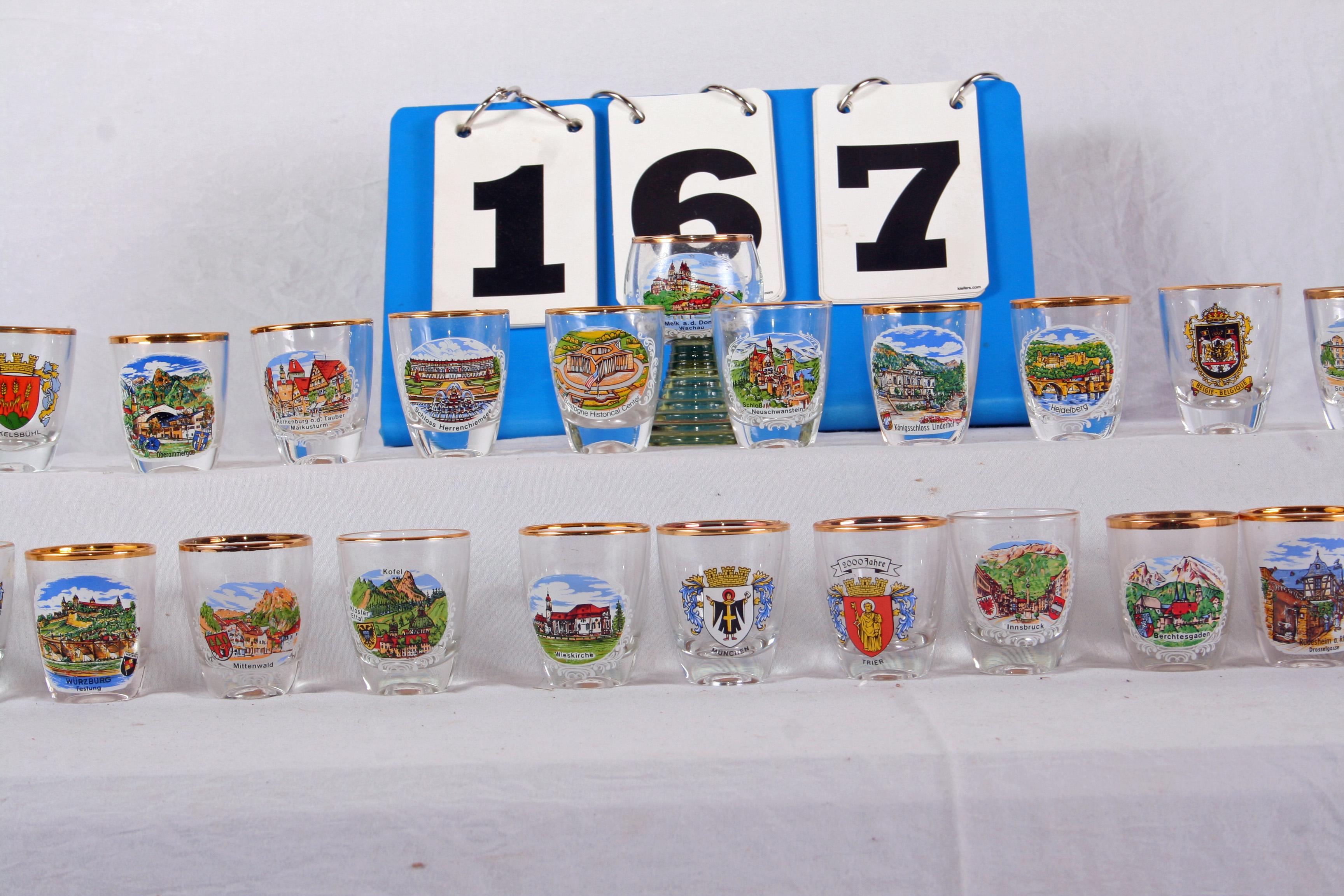 Alpine Themed Shot Glasses