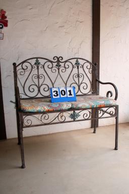 Porch Bench with Cushions