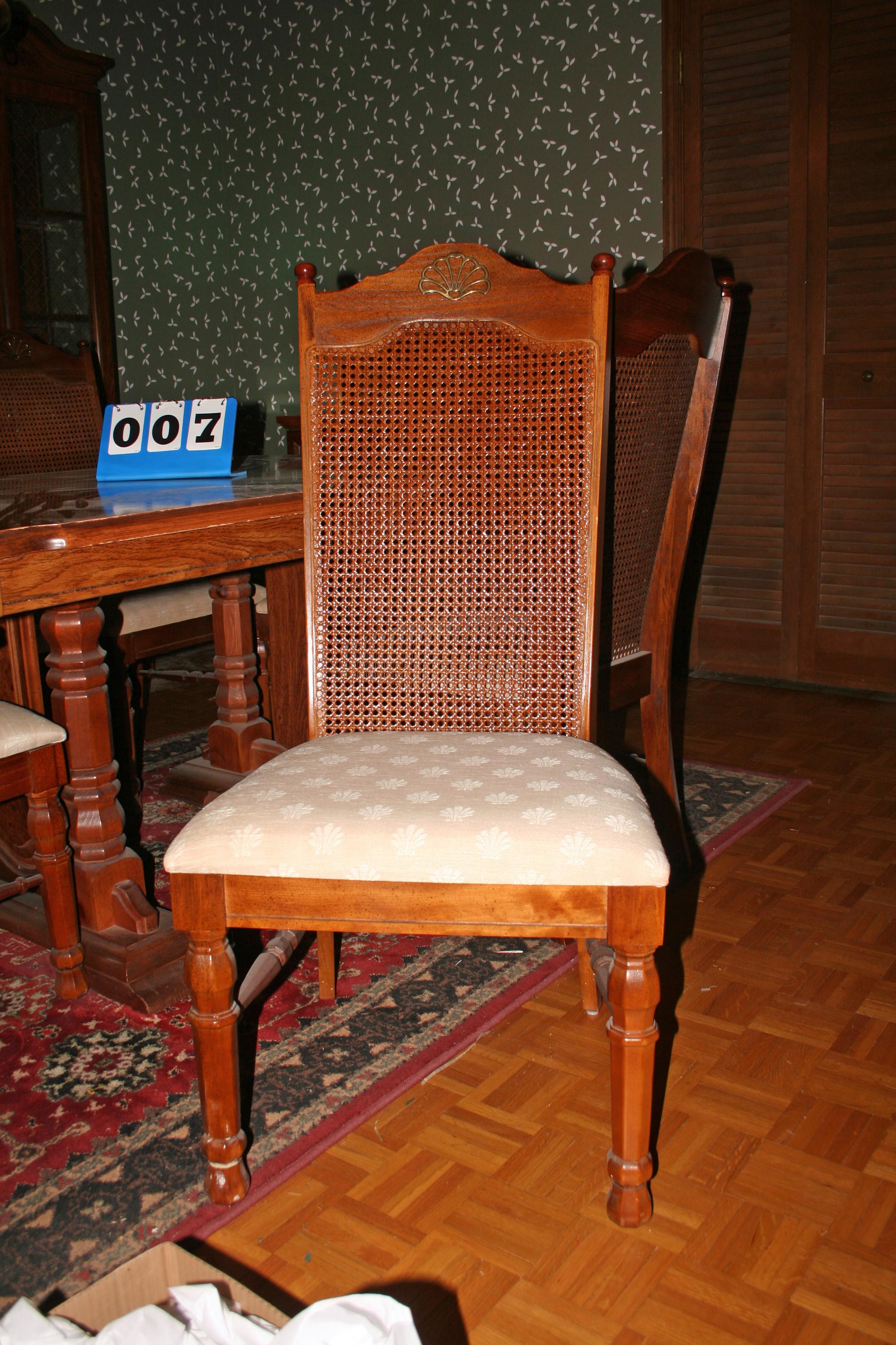 Dining Room Table with Six Chairs