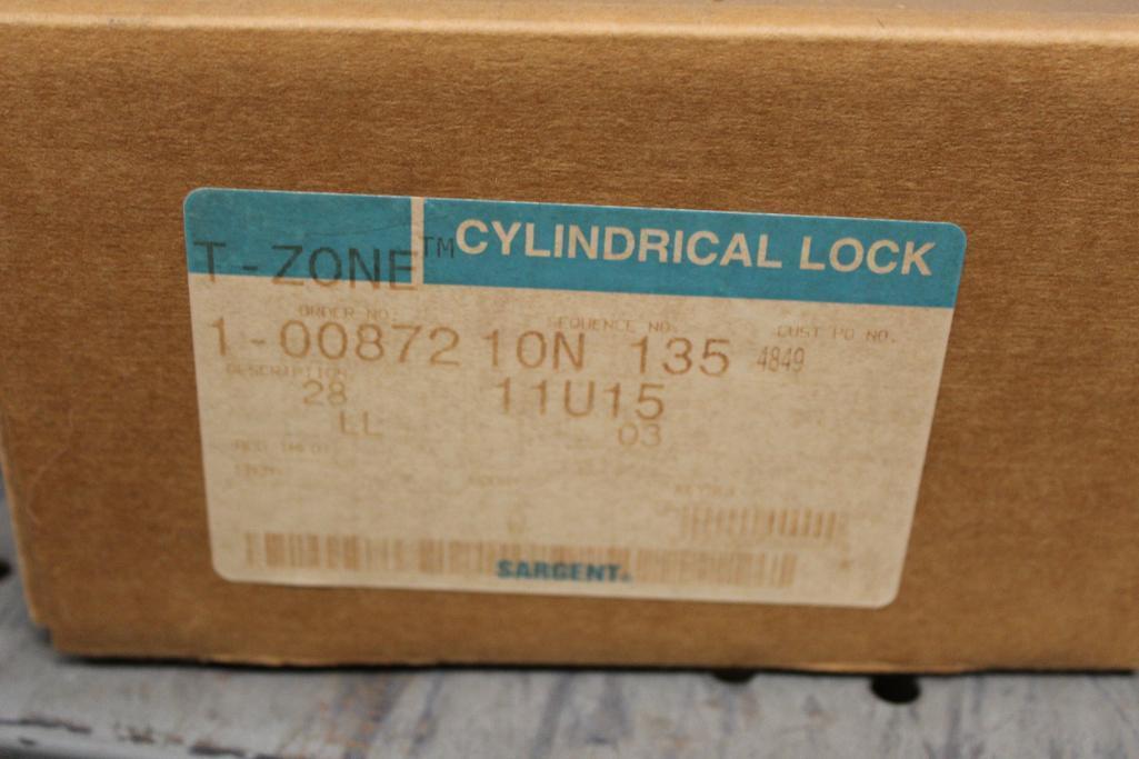 Lot of (10) Sargent Cylindrical Locks