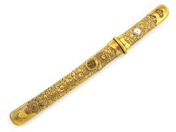Very Rare Japanese Samurai Tanto Meji Armor Piercing Signed Blade