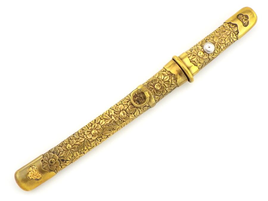 Very Rare Japanese Samurai Tanto Meji Armor Piercing Signed Blade