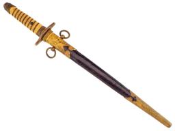 Japanese Imperial Navy WWI To WWII Officers Dagger Naval Dirk