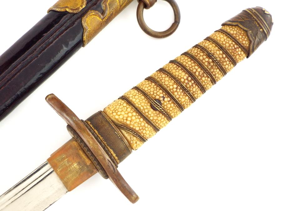 Japanese Imperial Navy WWI To WWII Officers Dagger Naval Dirk