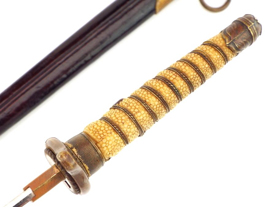 Japanese Imperial Navy WWI To WWII Officers Dagger Naval Dirk