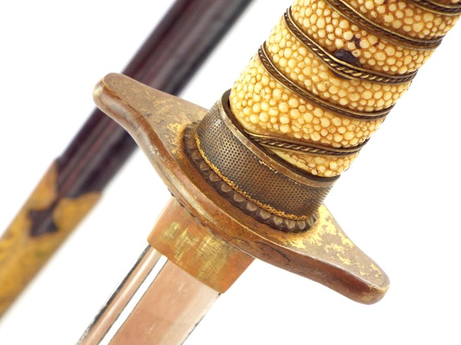 Japanese Imperial Navy WWI To WWII Officers Dagger Naval Dirk