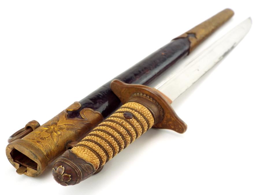 Japanese Imperial Navy WWI To WWII Officers Dagger Naval Dirk