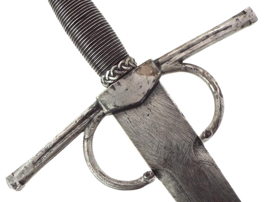 Fantastic Quality 17th C. Irish Or Scottish Broadsword Rapier With Celtic Style Decorations, Strong