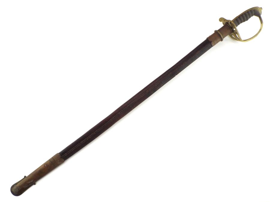 Antique 19th C. To Ww I English Officers Battle Sword By Phillips And Sons