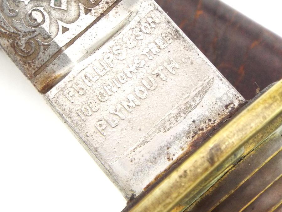 Antique 19th C. To Ww I English Officers Battle Sword By Phillips And Sons