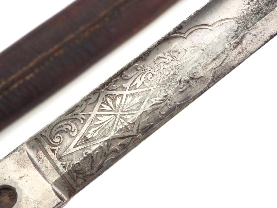 Antique 19th C. To Ww I English Officers Battle Sword By Phillips And Sons