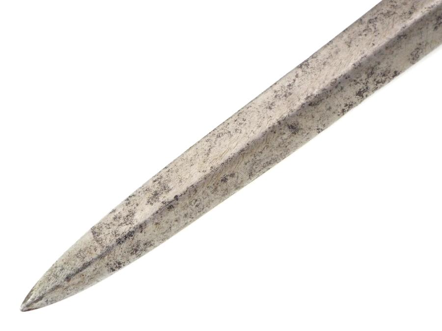 Unusual 17th-early 18th C. French Or English Gentleman's Dagger Dirk Fighting Knife With Chiseled St