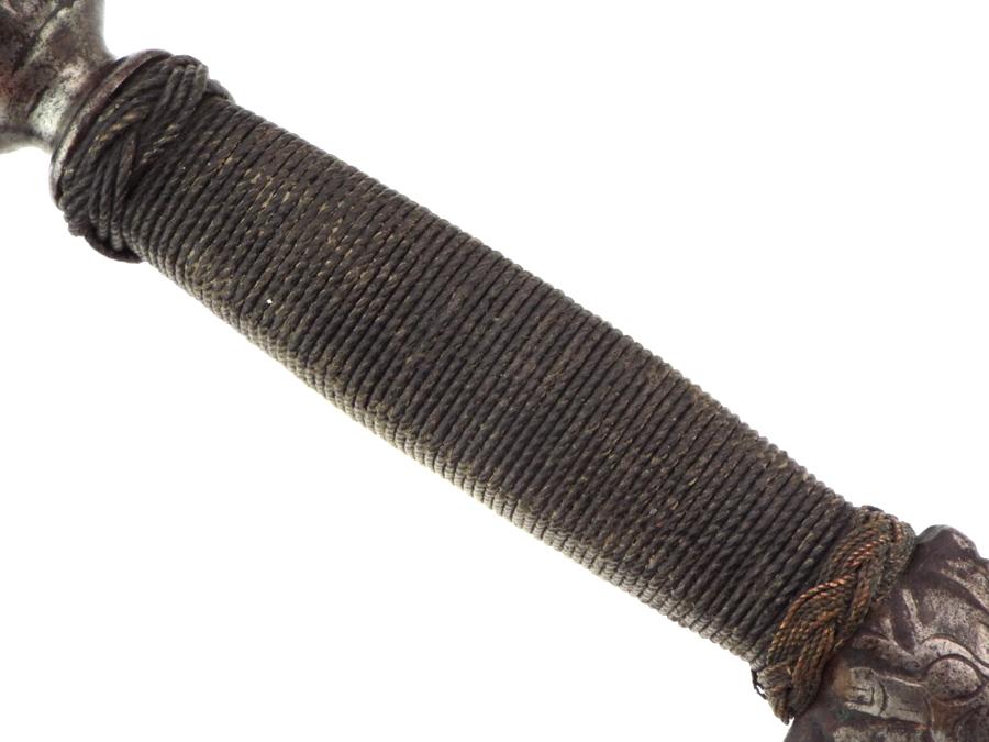 Unusual 17th-early 18th C. French Or English Gentleman's Dagger Dirk Fighting Knife With Chiseled St