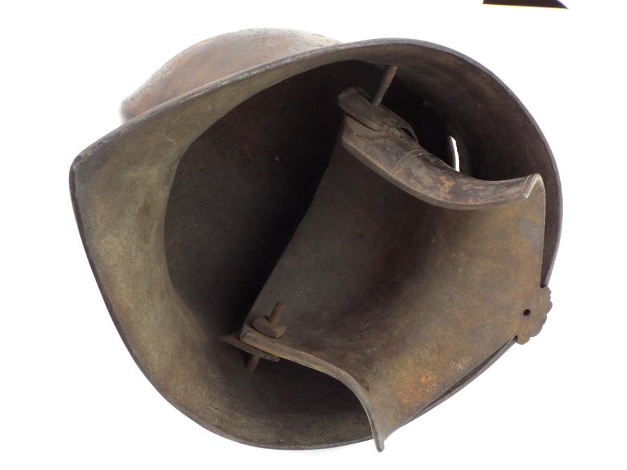 Very Nice Gothic German Knights Sallet Helmet Of 15th C. Type, Well Wrought Of Strong Steel With Inn