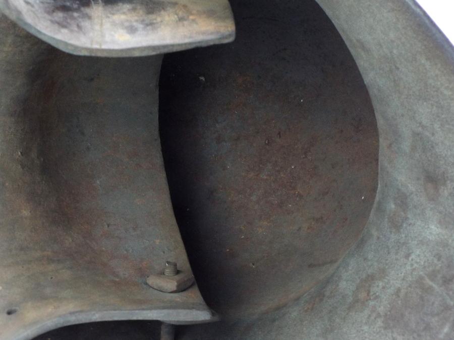 Very Nice Gothic German Knights Sallet Helmet Of 15th C. Type, Well Wrought Of Strong Steel With Inn