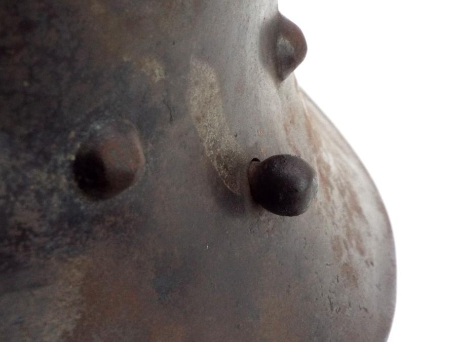 Very Nice Gothic German Knights Sallet Helmet Of 15th C. Type, Well Wrought Of Strong Steel With Inn