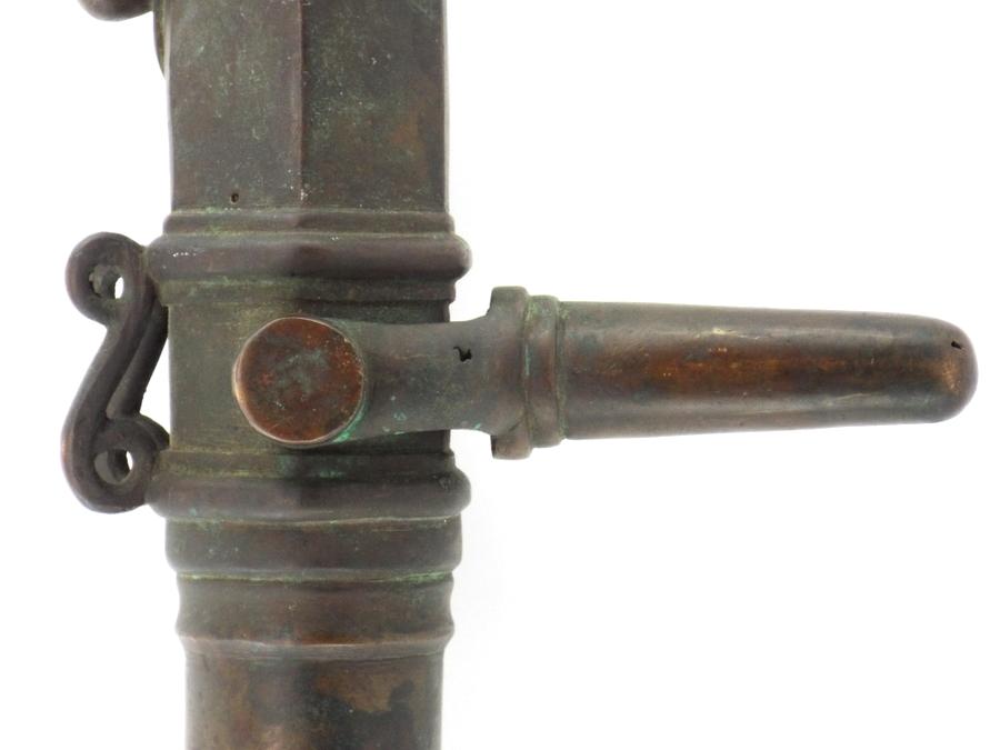 Very Good 17th-18th C. Portuguese Lantaka Bronze Naval Cannon.