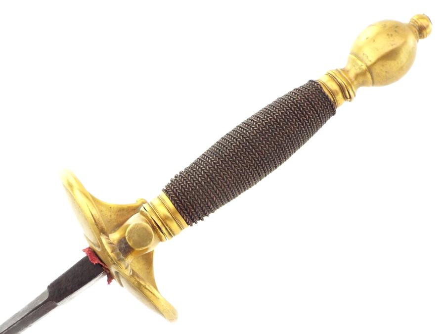 Rare 18th C. Russian High Rank Queens Own Officers Rapier Sword, Engraved VIVAT ELIZABETH THE GREAT
