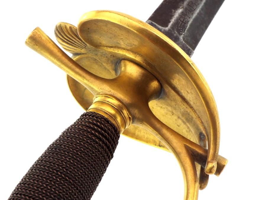 Rare 18th C. Russian High Rank Queens Own Officers Rapier Sword, Engraved VIVAT ELIZABETH THE GREAT