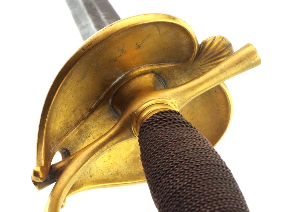 Rare 18th C. Russian High Rank Queens Own Officers Rapier Sword, Engraved VIVAT ELIZABETH THE GREAT
